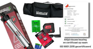 Levelfix CL120G complete set met accessoires en draagtas