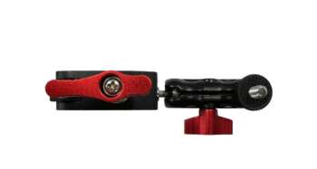 Verstelbare buisklem t.b.v. kruislijnlasers Deze verstelbare buisklem is gemaakt van aluminium en heeft een 1/4" schroefdraad aansluiting t.b.v. kruislijnlaser. Schroef de laser op het draad en klem de buisklem om een waterleiding, verwarmingsbuis, kraan, ed. Door de rubberen grip zal de buisklem niet verschuiven, de Birdy buisklem kan om buizen met een diameter geklemd worden tussen de 15 en 38 mm.