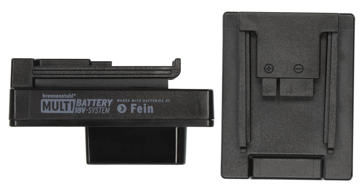 Fein adapter voor LED bouwlampen in het brennenstuhl® Multi Battery 18V Systeem 