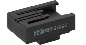 Festool adapter voor LED bouwlampen in het brennenstuhl® Multi Battery 18V Systeem