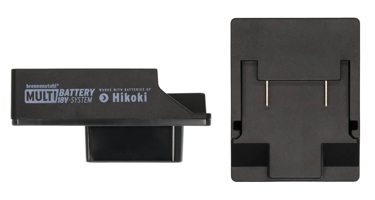 Hikoki adapter voor LED bouwlampen in het brennenstuhl® Multi Battery 18V Systeem 