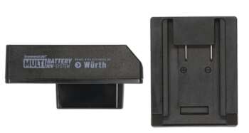 Würth adapter voor LED bouwlampen in het brennenstuhl® Multi Battery 18V Systeem