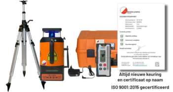 Geo-laser IL-91L Groenlicht Laser + Androtec Metor MTR-125 Digitale Ontvanger