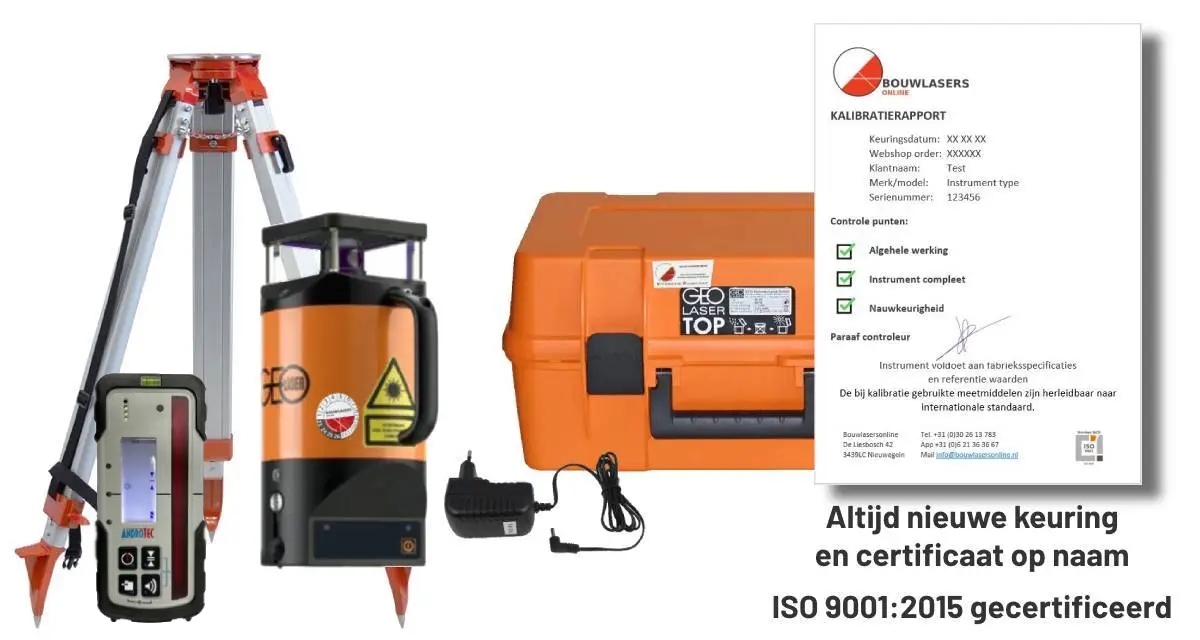 Geo laser RL-71L set met statief Bouwlasers Online