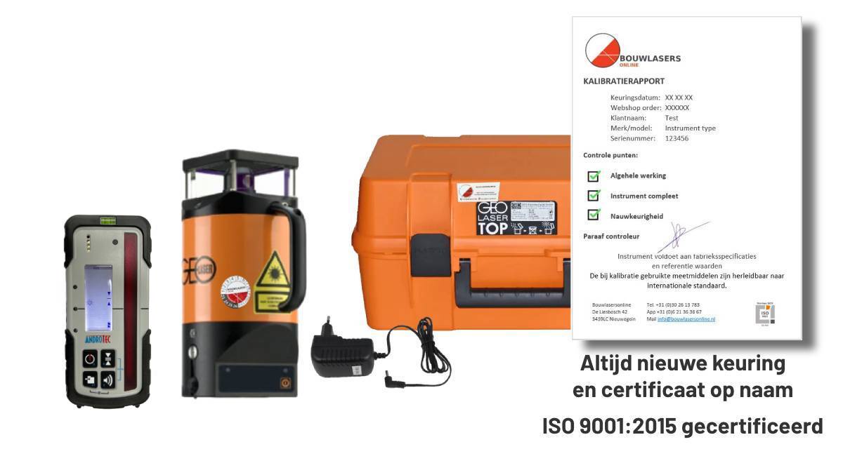 Geo laser RL-71L set Bouwlasers Online
