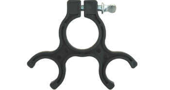 Klem t.b.v. 2 benig prisma/GPS statief