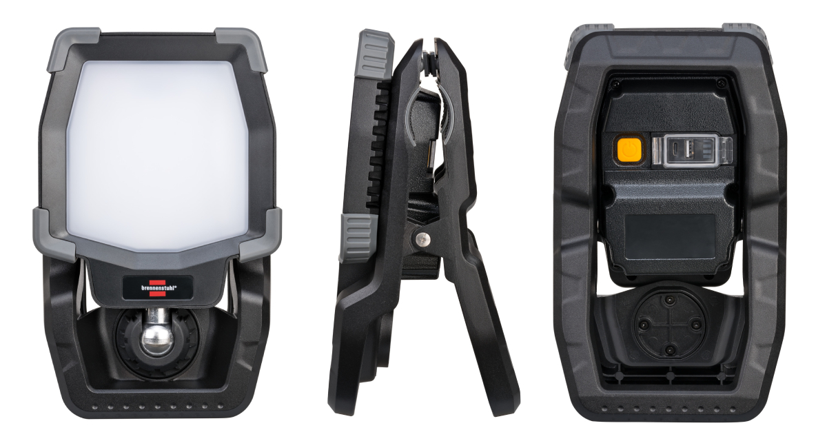 LED-accuspot CL 4050 MA vanuit meerdere hoeken gefotografeerd