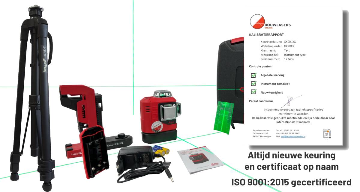 Leica LINO L6G met statief Bouwlasers Online