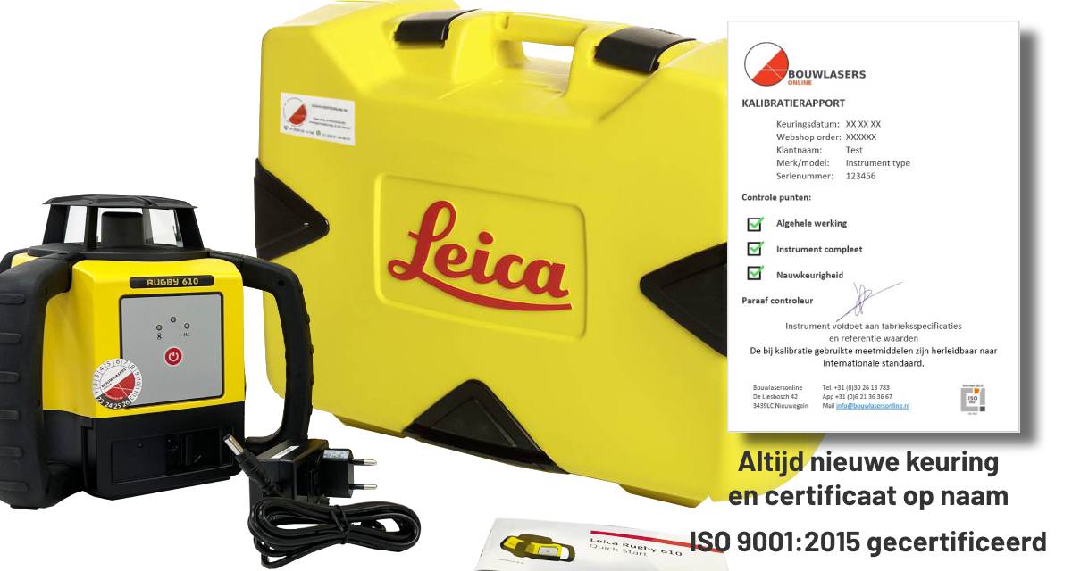 Leica Rugby 610 Bouwlasers Online