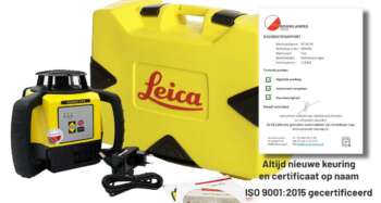 De Leica Rugby 620 is een horizontaal laser met handmatig dubbel afschot. Deze laser stelt sneller waterpas dan ooit tevoren, waardoor de werkprestaties worden verhoogd. De Leica Rugby 620 is met één druk op de knop in en uit te schakelen. Het laser nivelleer systeem is sterk en snel en maakt deel uit van het Leica 600 assortiment.