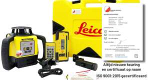 Leica Rugby 640G Groene horizontaal en verticaal roterende bouwlaser
