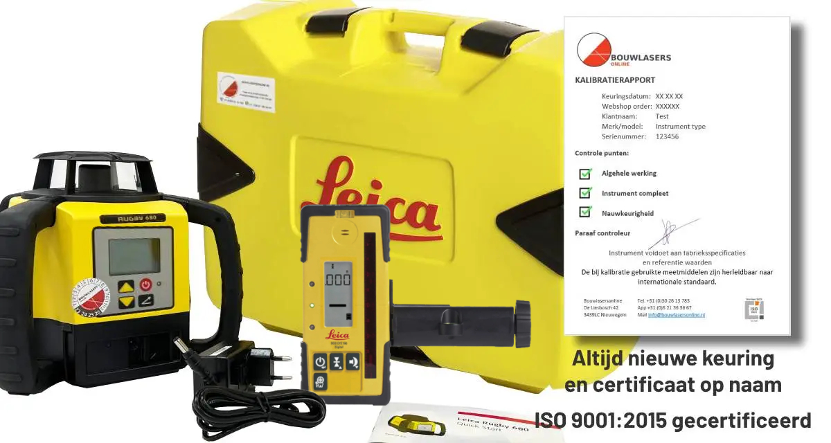 Leica Rugby 680 set Bouwlasers Online