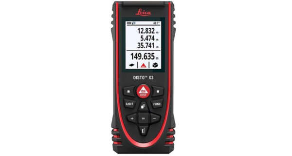De nieuwste DISTO™ uit de Leica familie, de DISTO™ X3 met Bluetooth®, een meetbereik van 150m en een IP65 waarde waardoor hij water en stofdicht is!