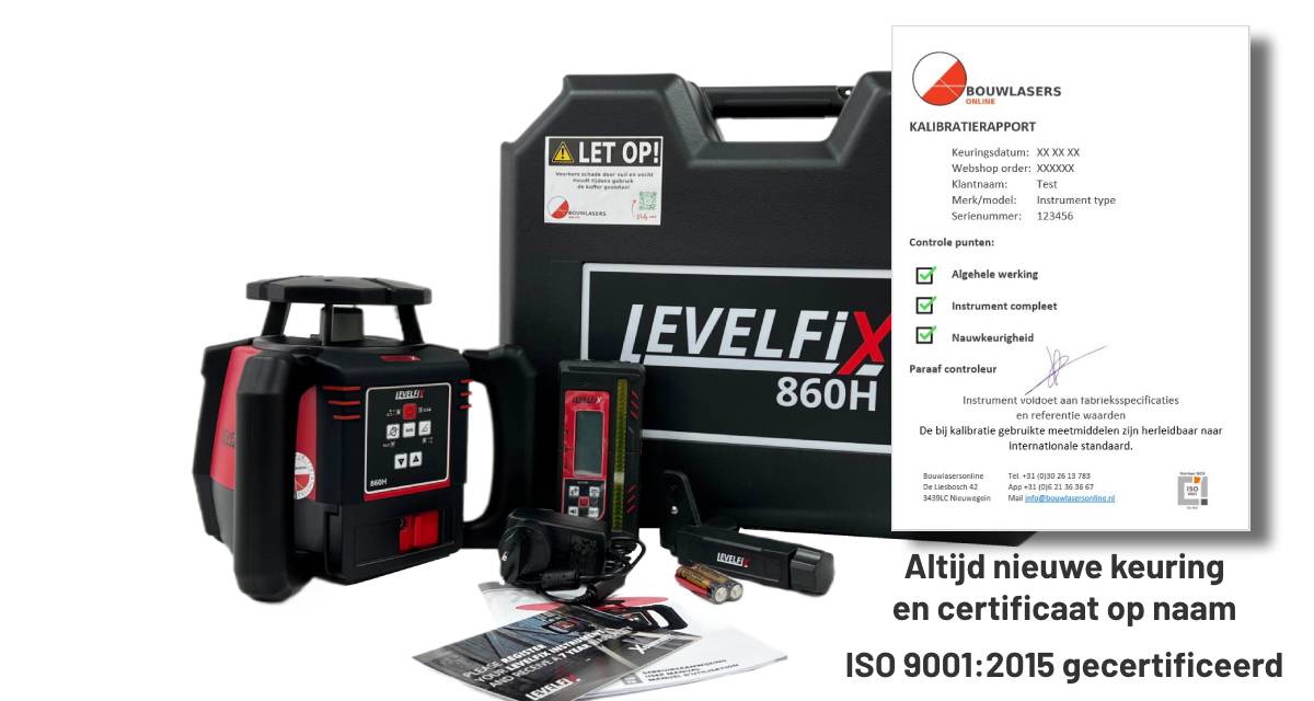 _Levelfix 860H set Bouwlasers Online