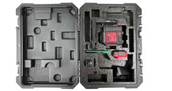 Levelfix CCL280G kruislijnlaser set in transportkoffer met accessoires