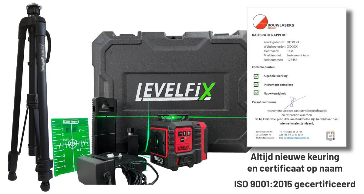 Levelfix CCL280G met statief Bouwlasers Online
