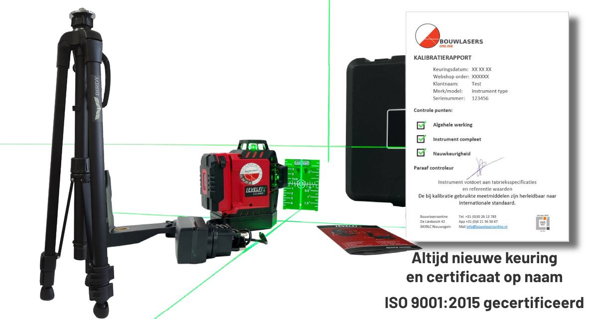 Levelfix CCL460G met statief Bouwlasers Online