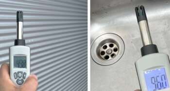 Wil je eenvoudig en snel de omgevingstemperatuur en luchtvochtigheid van een ruimte weten? Dat kan met de METOFIX TM300 digitale thermo-hygrometer. Bepaal met een druk op de knop of de ruimte vochtig is of juist te droog.