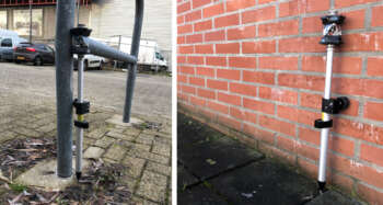 Mini telescopische prismastok met 5/8" aansluiting