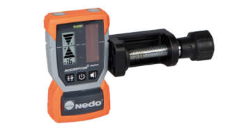 Nedo Laserontvanger ACCEPTOR 2 digital met mm-display
