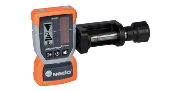 Nedo Laserontvanger ACCEPTOR 2 digital met mm-display
