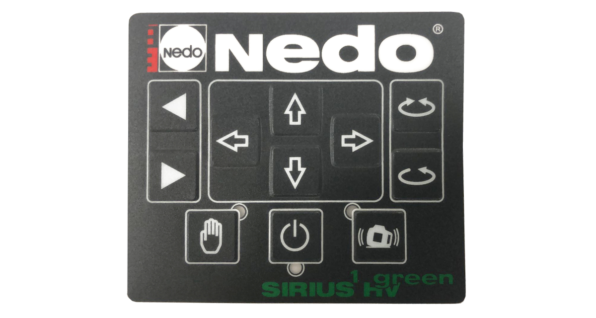 Nedo Sirius1 HV Green toetsenbord Bouwlasers Online
