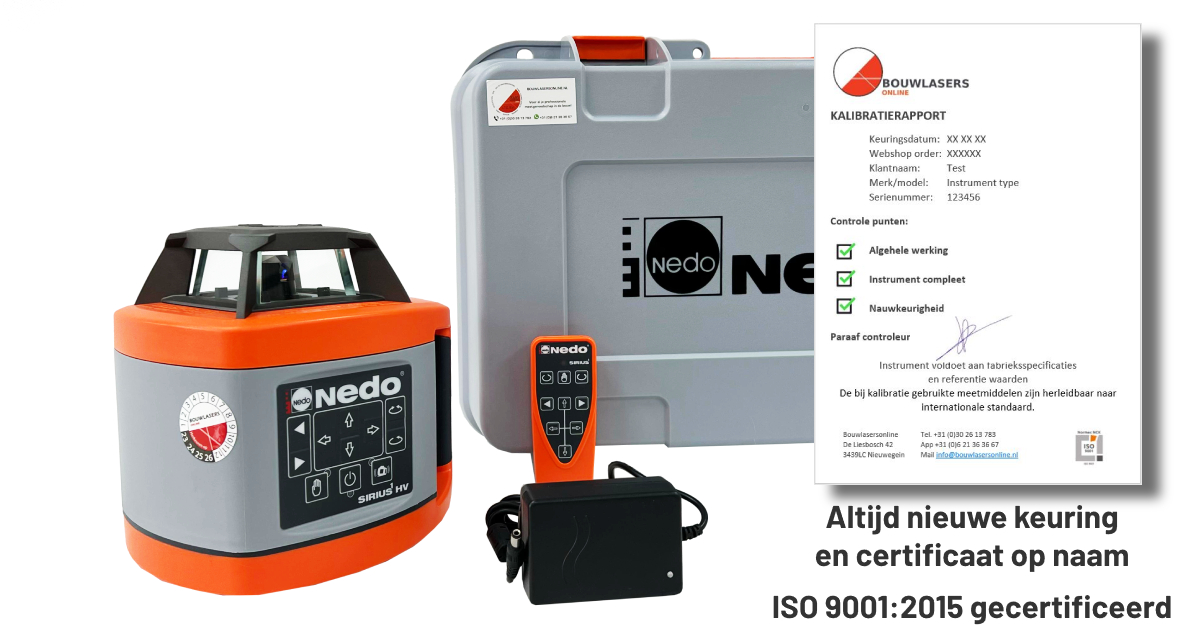 _Nedo Sirius1 HV Bouwlasers Online