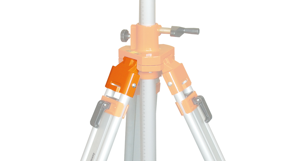 Nedo statief poot scharnier Nedo statief poot scharnier met spreidstop (oranje) t.b.v. statiefbeen passend op o.a. de Nedo statieven 210621 en 210678.