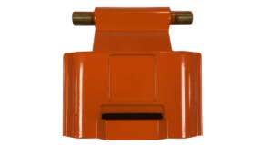 Nedo statief poot scharnier zonder spreidstop (oranje) t.b.v. statiefbeen passend op o.a. de Nedo statieven 200133, 200204, 200233, 200312, 200530, 210442 en 210680