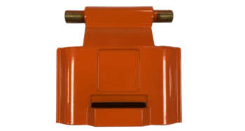 Nedo statief poot scharnier zonder spreidstop (oranje) t.b.v. statiefbeen passend op o.a. de Nedo statieven 200133, 200204, 200233, 200312, 200530, 210442 en 210680