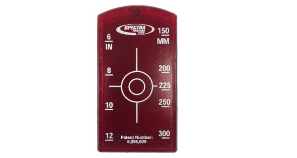 Richtmerk Spectra rood (Kort) Categorie: Richtplaat / doelschijf, Spectra | Artikelnr.: 0956-0600
