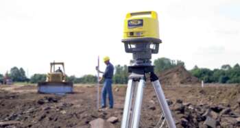 Bouwlaser met groot bereik en efficiency