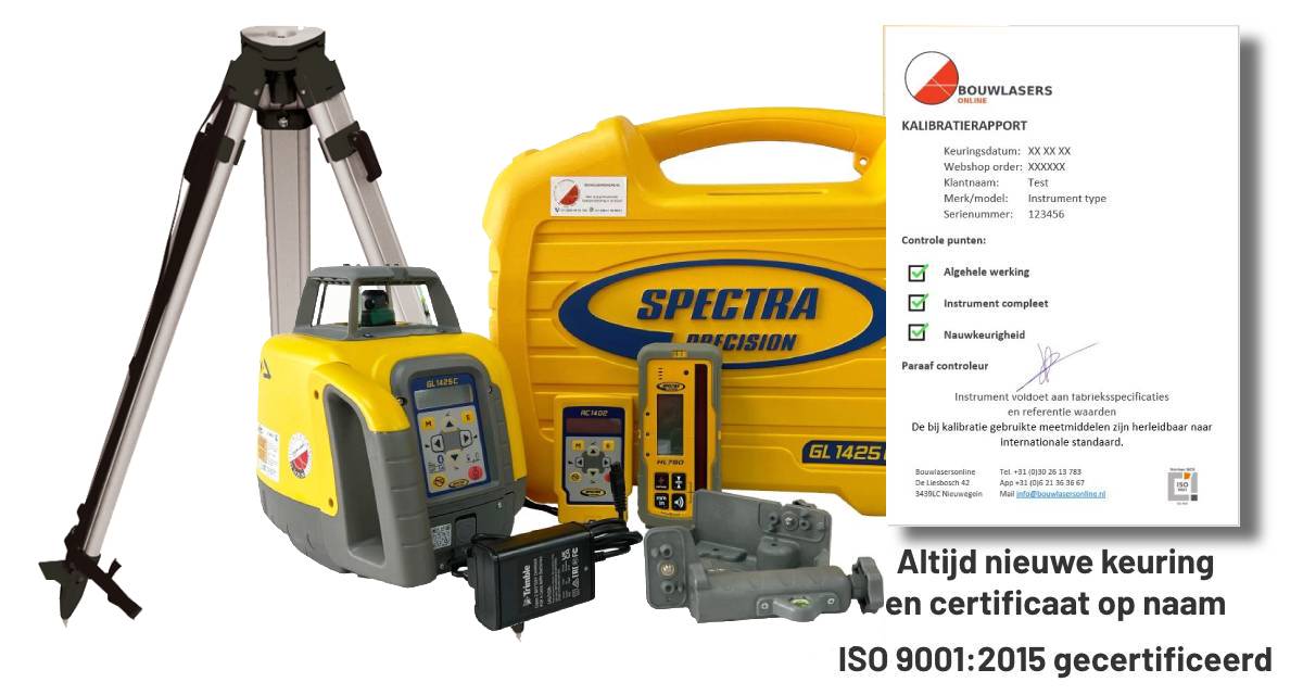 Spectra GL1425C set compleet Bouwlasers Online