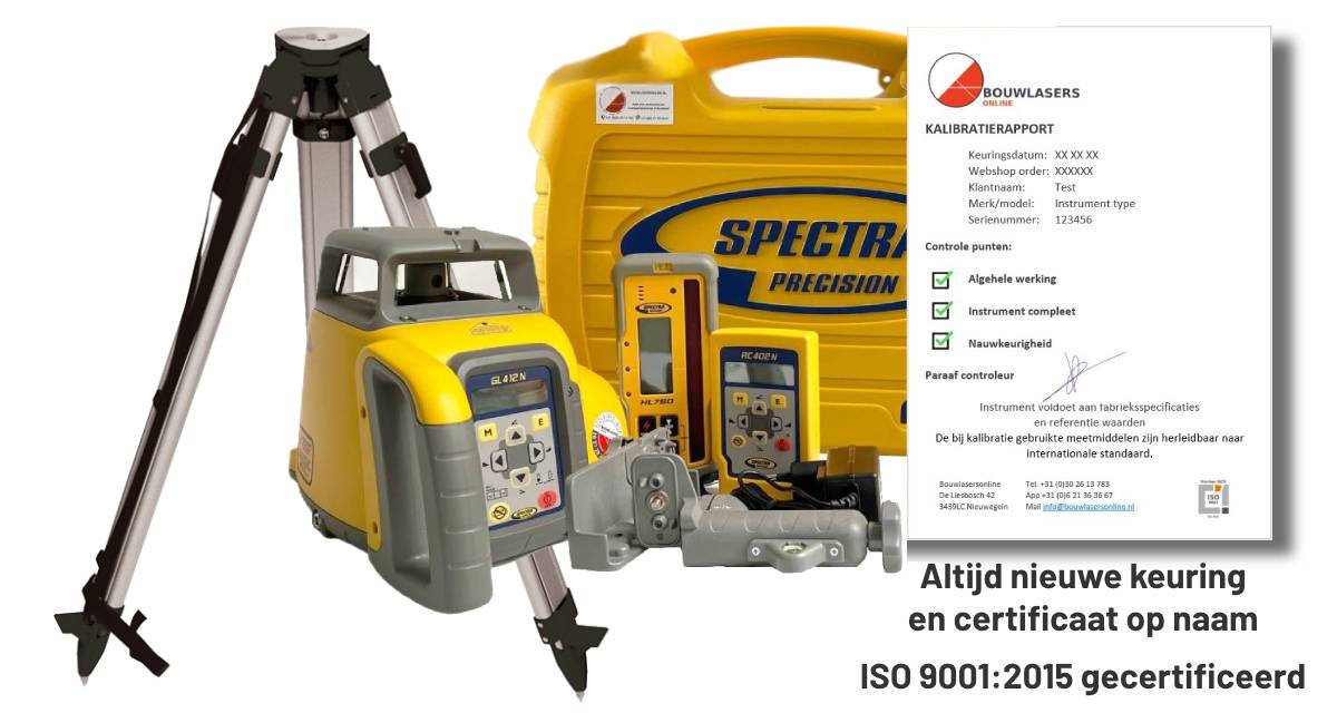 Spectra GL412N set compleet Bouwlasers Online