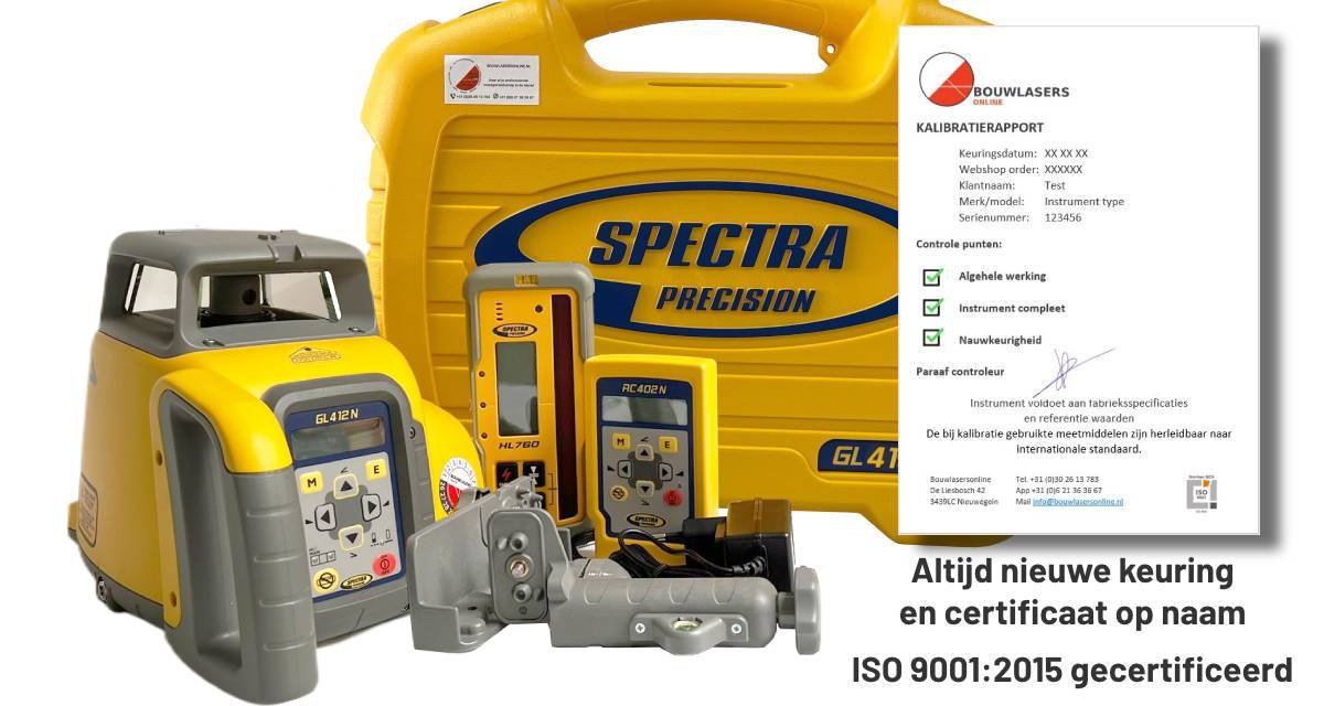Spectra GL412N set Bouwlasers Online