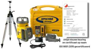 Spectra GL-622N dubbel afschot laser set incl. ontvanger en verstelbaarstatief