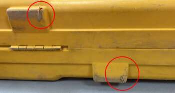 Gebruikte Spectra LL300N Guncase koffer Passend op de Spectra LL300N incl bijbehorende statief en baak (Niet voor standaard statieven en baken) B grade product: Koffer in goede staat, sloten zijn goed, lichte gebruikssporen, 2 kleine gaatjes in de onderkant van de koffer (zie foto 3). Het model op de foto kan afwijken van de geleverde ontvanger, wij hebben hiervan meerdere van op voorraad. Wilt u er meerdere hebben? Vraag dan het actuele aantal op via telefoon, whatsapp of mail.