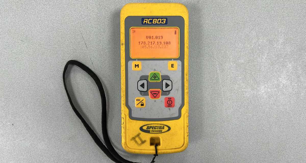 Spectra RC803 remote Bouwlasers Online