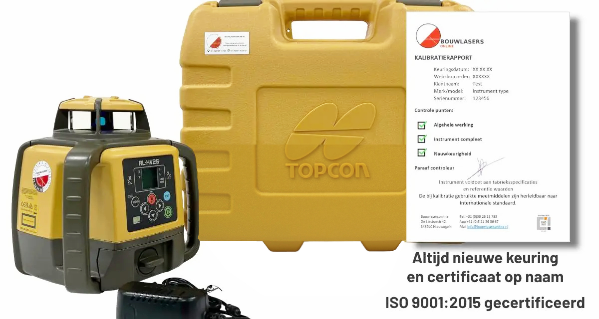 Topcon RL-HV2S Bouwlasers Online