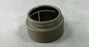 Gebruikte Wild voorzetlens GV09 t.b.v. o.a. de T16 Korte focus lens gv09 focusbereik 0,50 m 0,65 m wild t2 theodoliet merk wild heerburgsh Bijzonderheden: Ziet er nog bijzonder goed uit