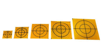 Meetstickers Geel los