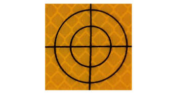 Meetstickers Geel los