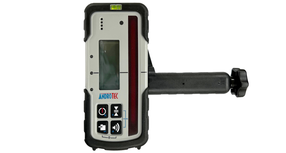 Digitale mm weergave: De Androtec MTR-125 heeft een digitale mm weergave, in de display wordt het hoogte verschil tussen 0-punt