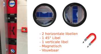 waterpas  en 1 verticaal waterpas: