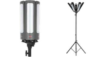 Extreem krachtige 360° LED bouwlamp set