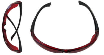 Laserbril rood