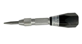 Centerpons met 5/8" aansluiting t.b.v. prisma of GPS stok Deze Seco losse centerpons punt kan op elke prismastok of roverstok met 5/8"male draad aangesloten worden. Met de harde punt die kan op een plek op de grond een punt gemarkeerd worden, door de stok naar beneden te duwen zal de centerpons een punt in de grond slaan en zo een markering achterlaten.