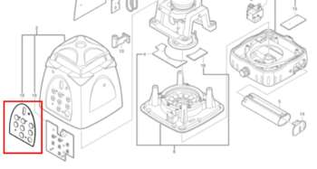 Wat is het zelfklevende toetsenbord voor de LM1000?