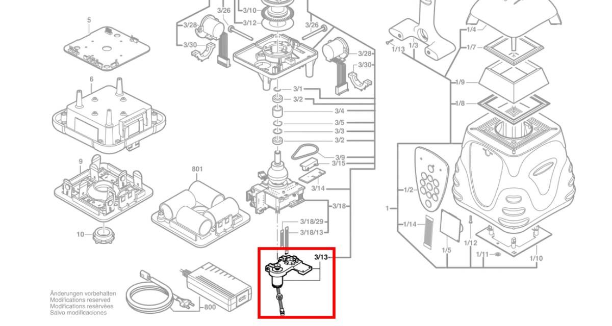 Wat doet de Bosch 2610A07198 rotormotor?