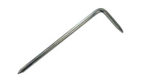 Aardpen Radiodetection/C.Scope De aardepen wordt in de grond gestoken, hier gaat de zwarte aansluitklem op van de generator.